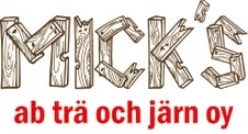 Mick's trä och järn logo