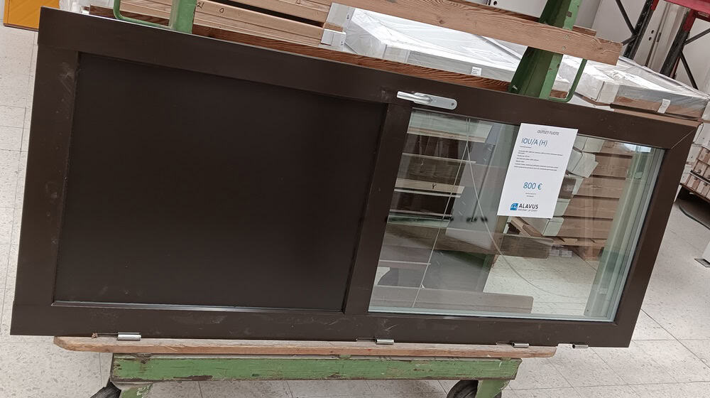 Parvekeovi 860 x 2060 mm IOU/A(H), 170 mm, Valk/Ruskea - Image 2