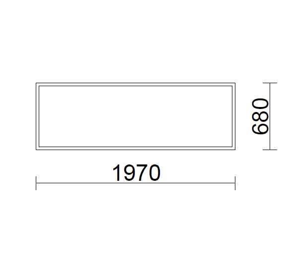 Täysalumiininen Avattava ikkuna AUI/A tuuletusheloituksella 1970 x 680 mm, 86 mm, Valk/Harmaa