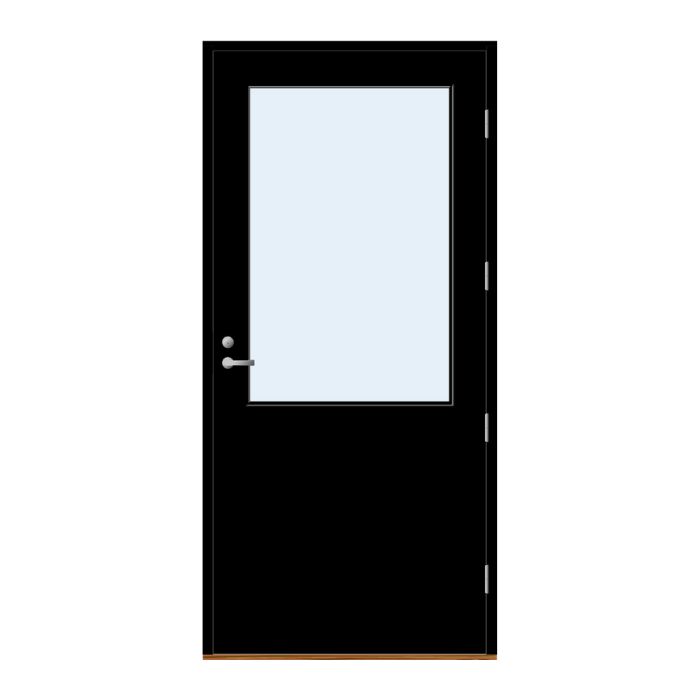 IOU sileäpintainen ulko-ovi